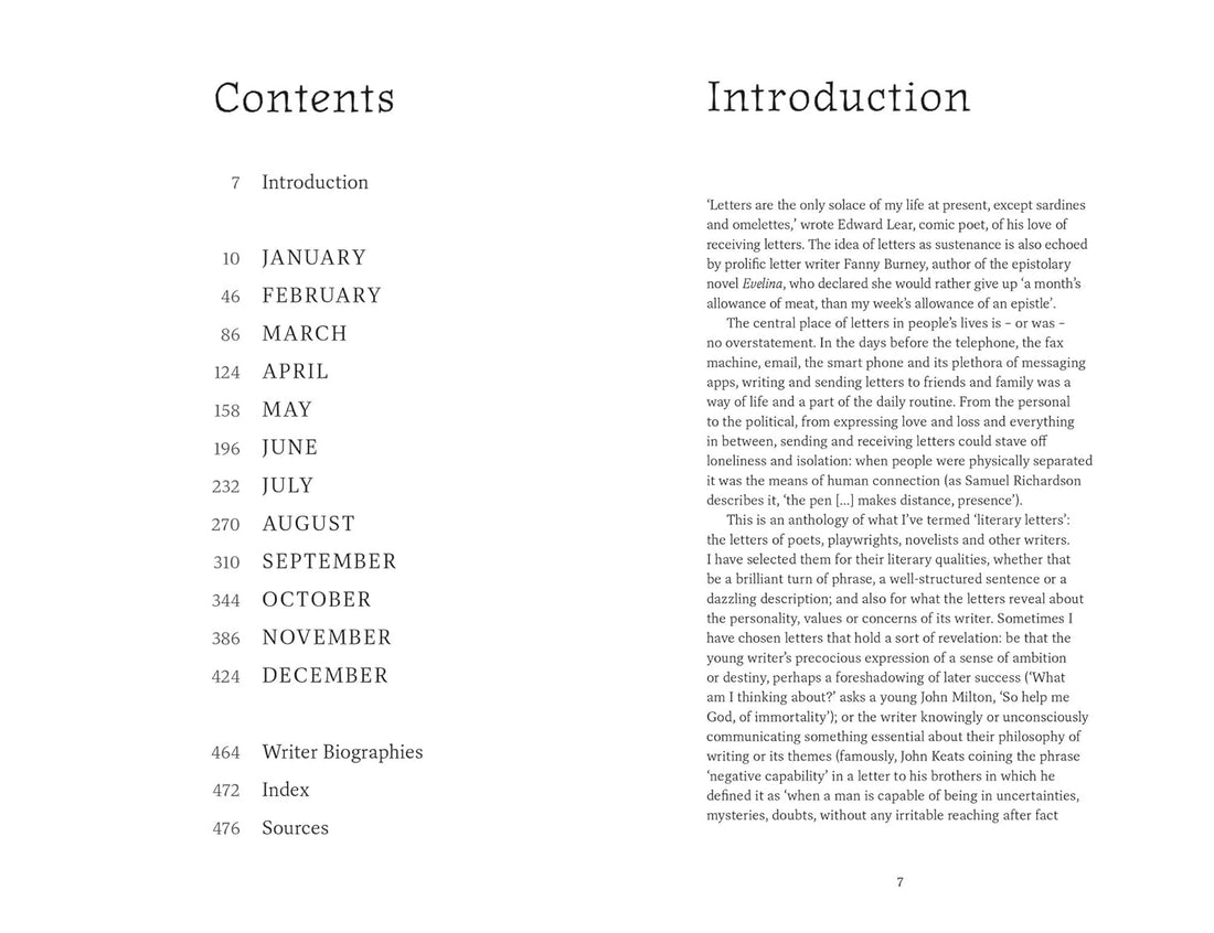 A Literary Letter for Every Day of the Year Hardback