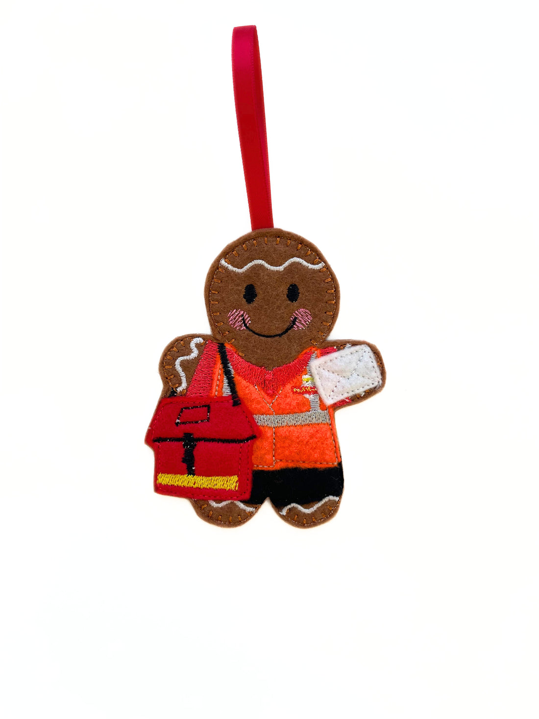 Gingerbread Postie Decoration
