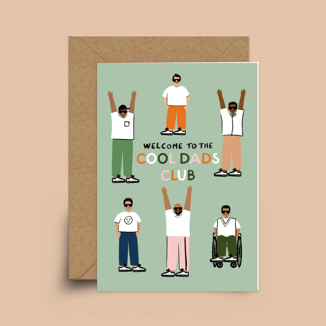 Welcome to the Cool Dads Club Greetings Card