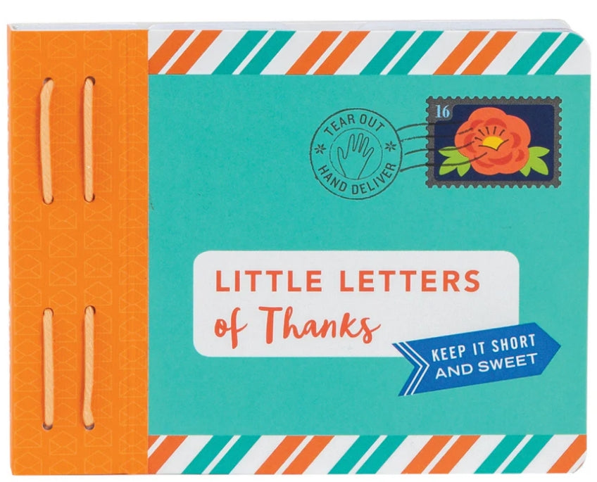 Little Letters of thanks, tear out letters to write messages to loved ones