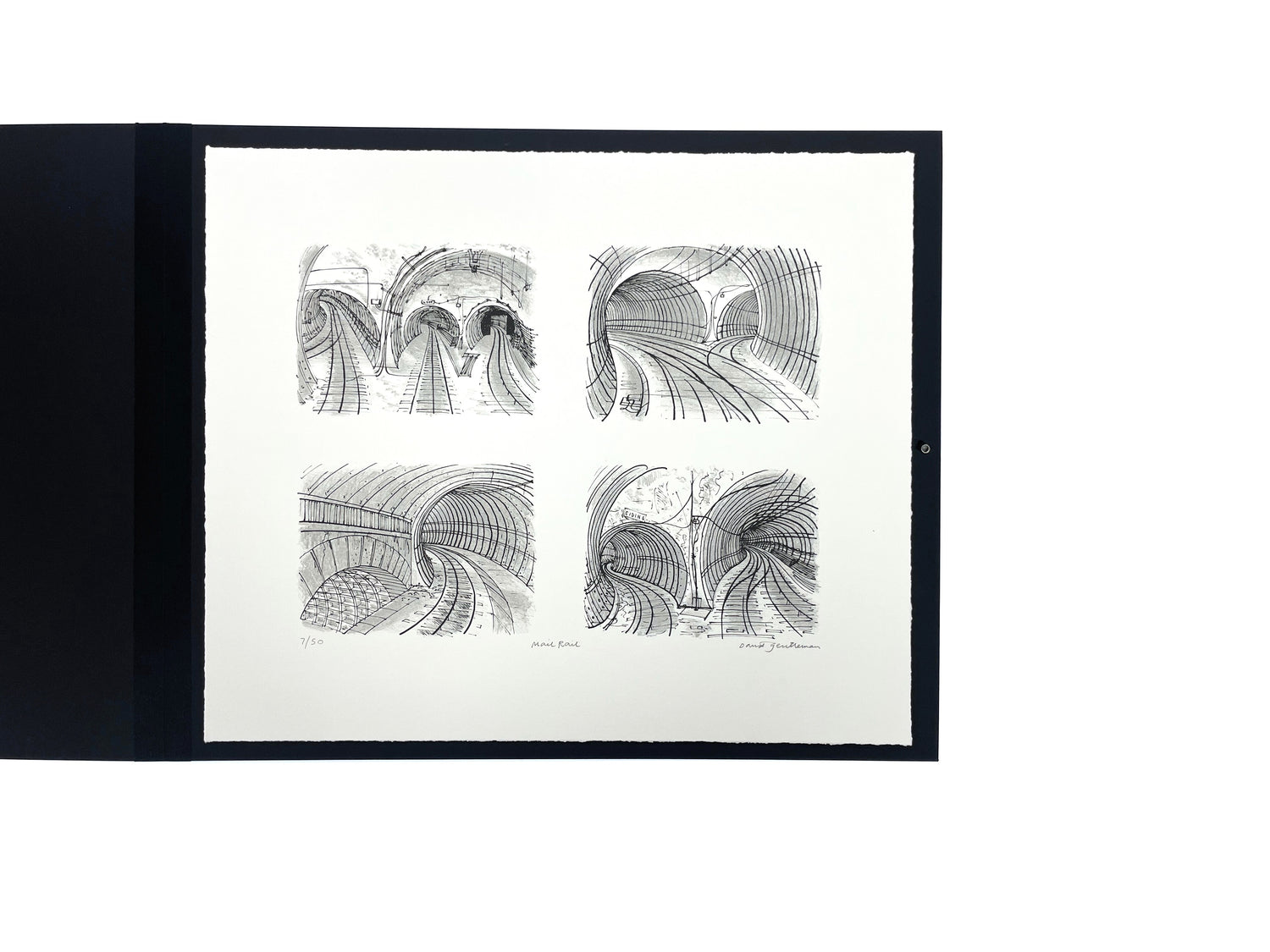 Limited Edition David Gentleman Mail Rail Print