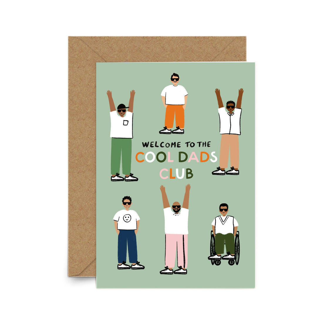 Welcome to the Cool Dads Club Greetings Card