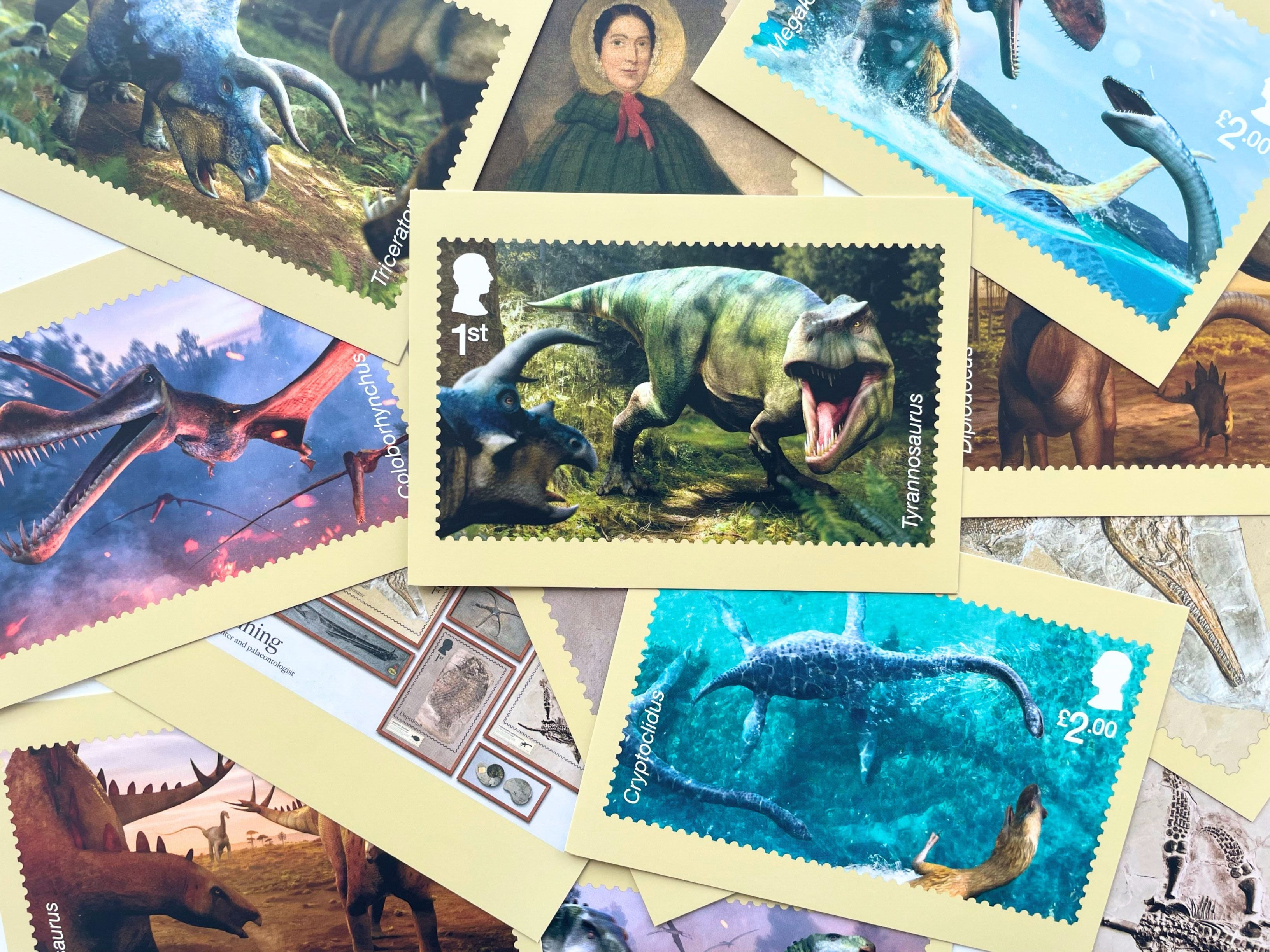 The Age of the Dinosaurs Stamp Postcard Pack