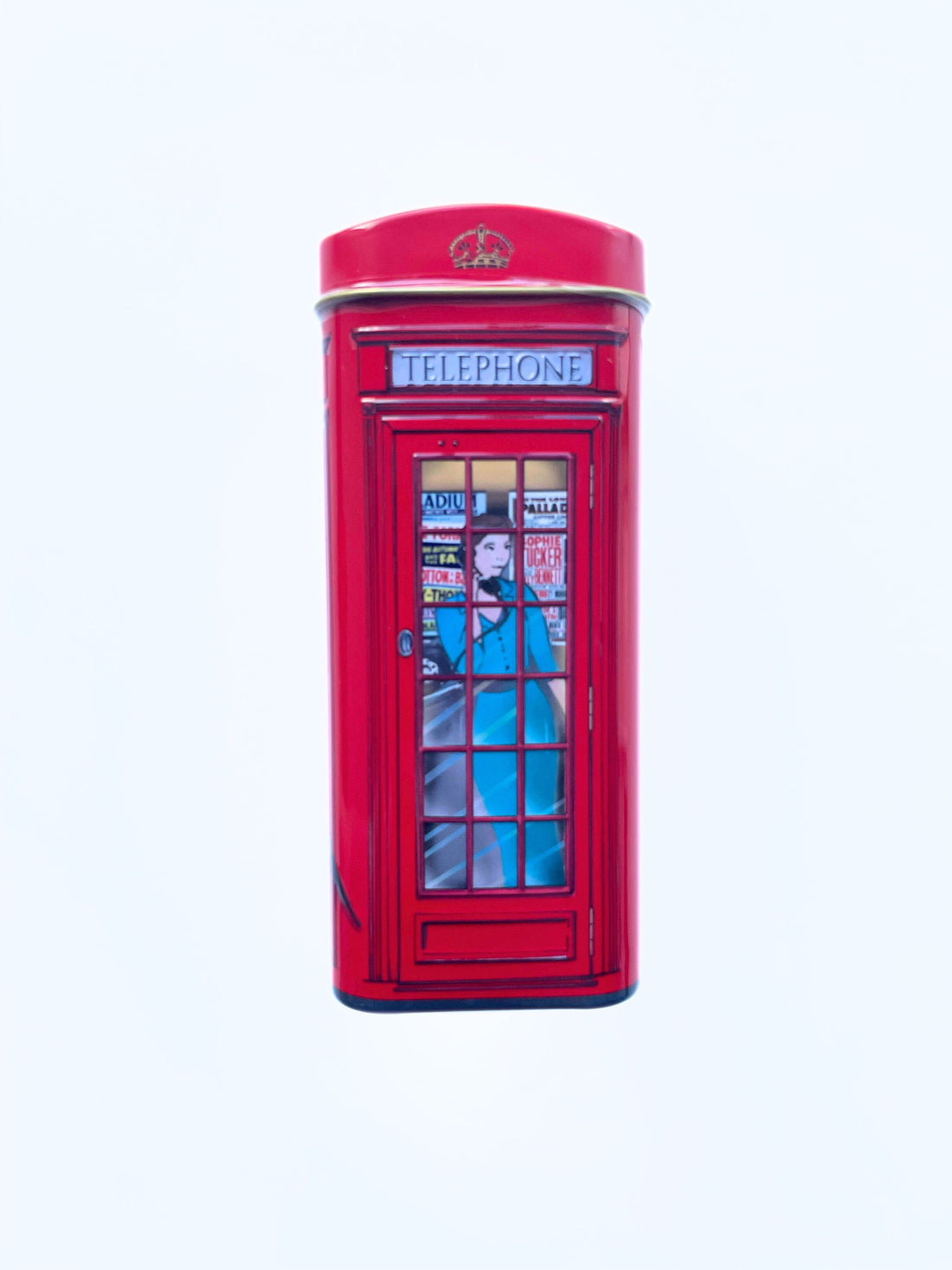 Telephone Box Tea Tin