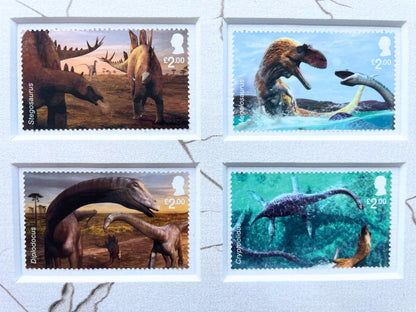 The Age of the Dinosaurs Framed Stamps