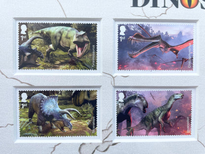 The Age of the Dinosaurs Framed Stamps