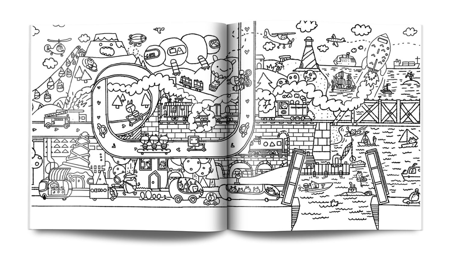 OKIDO Colouring Book