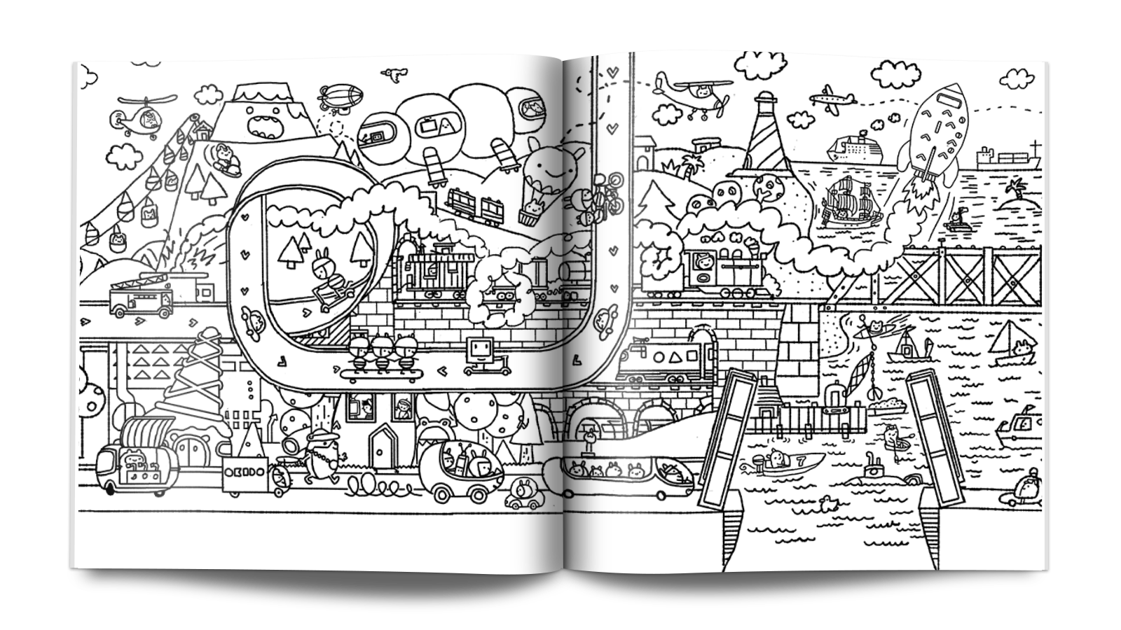 OKIDO Colouring Book