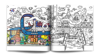 OKIDO Colouring Book