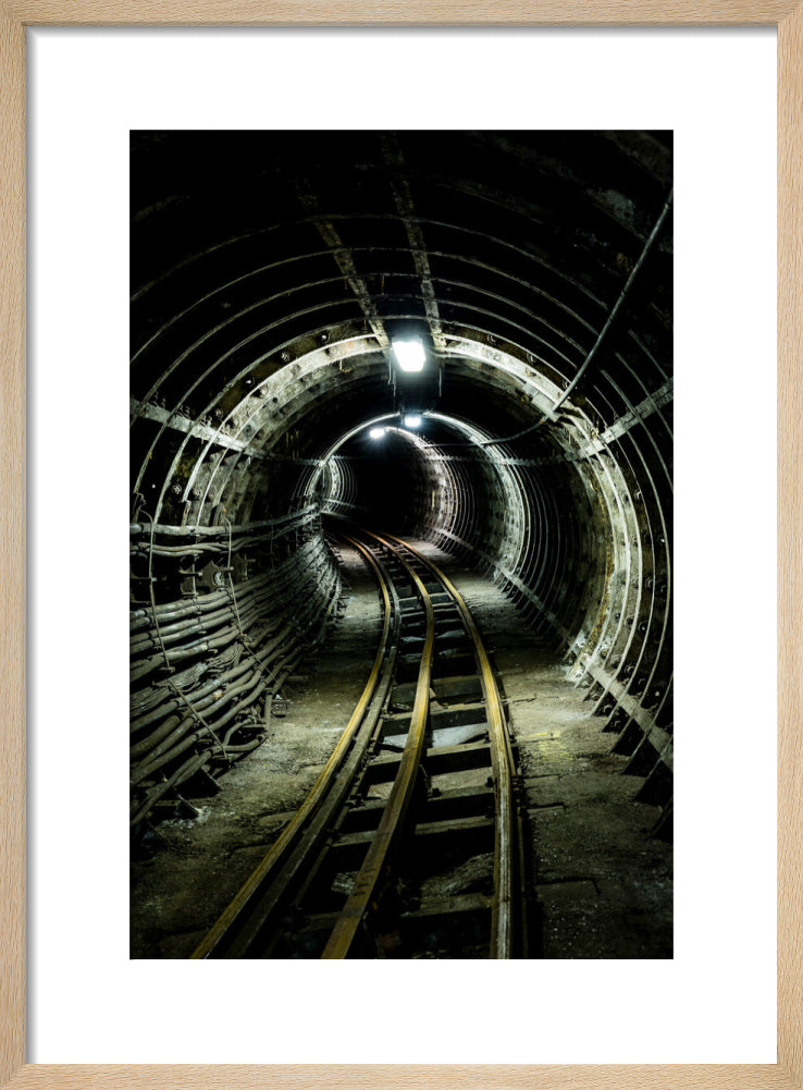 Bend in the Tracks (art print, small, natural)