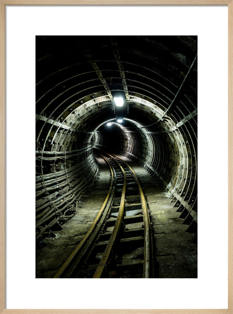 Bend in the Tracks (art print, medium, natural)