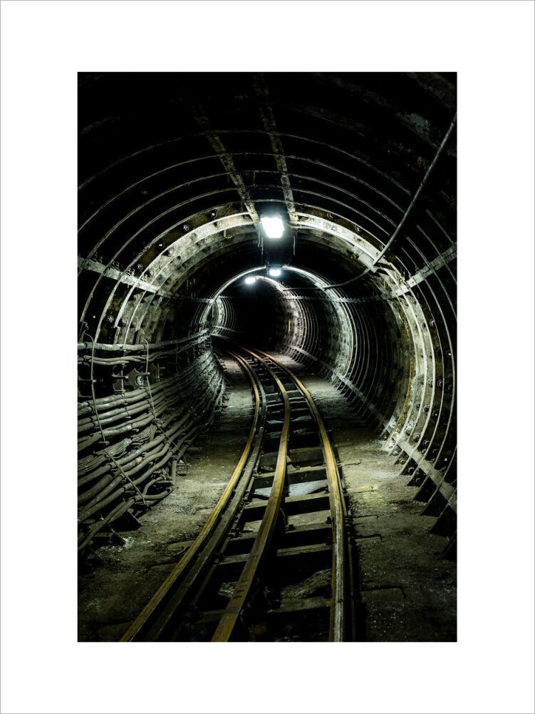 Bend in the Tracks (art print, medium, unframed)