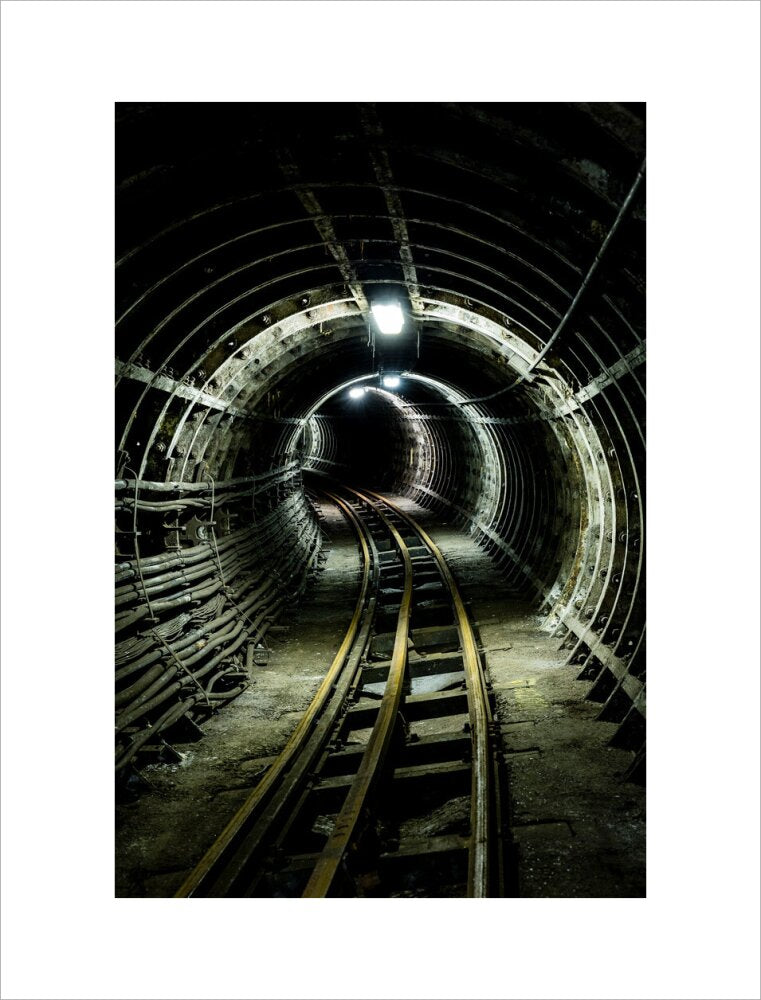 Bend in the Tracks (art print, large, unframed)