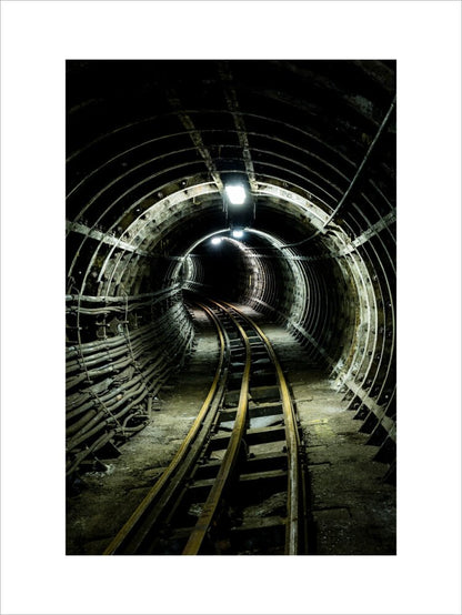 Bend in the Tracks (art print, extra large, unframed)