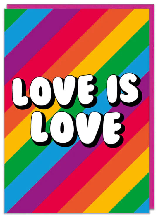 Love Is Love Greetings Card