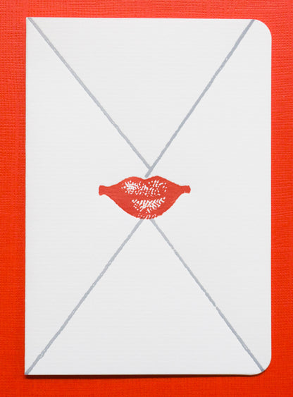 Sealed with a kiss Greetings Card