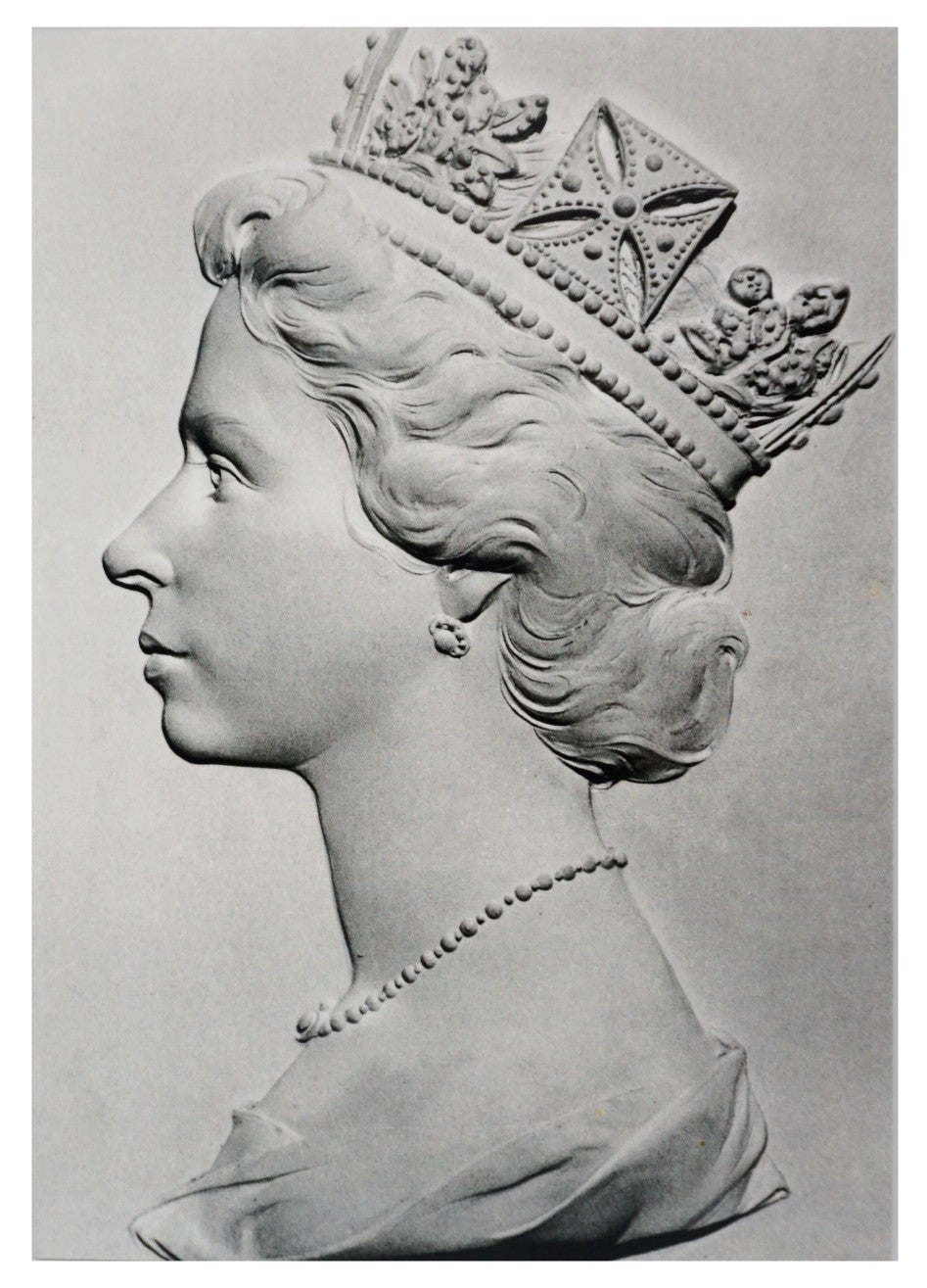 Queen Elizabeth Profile Greetings Card
