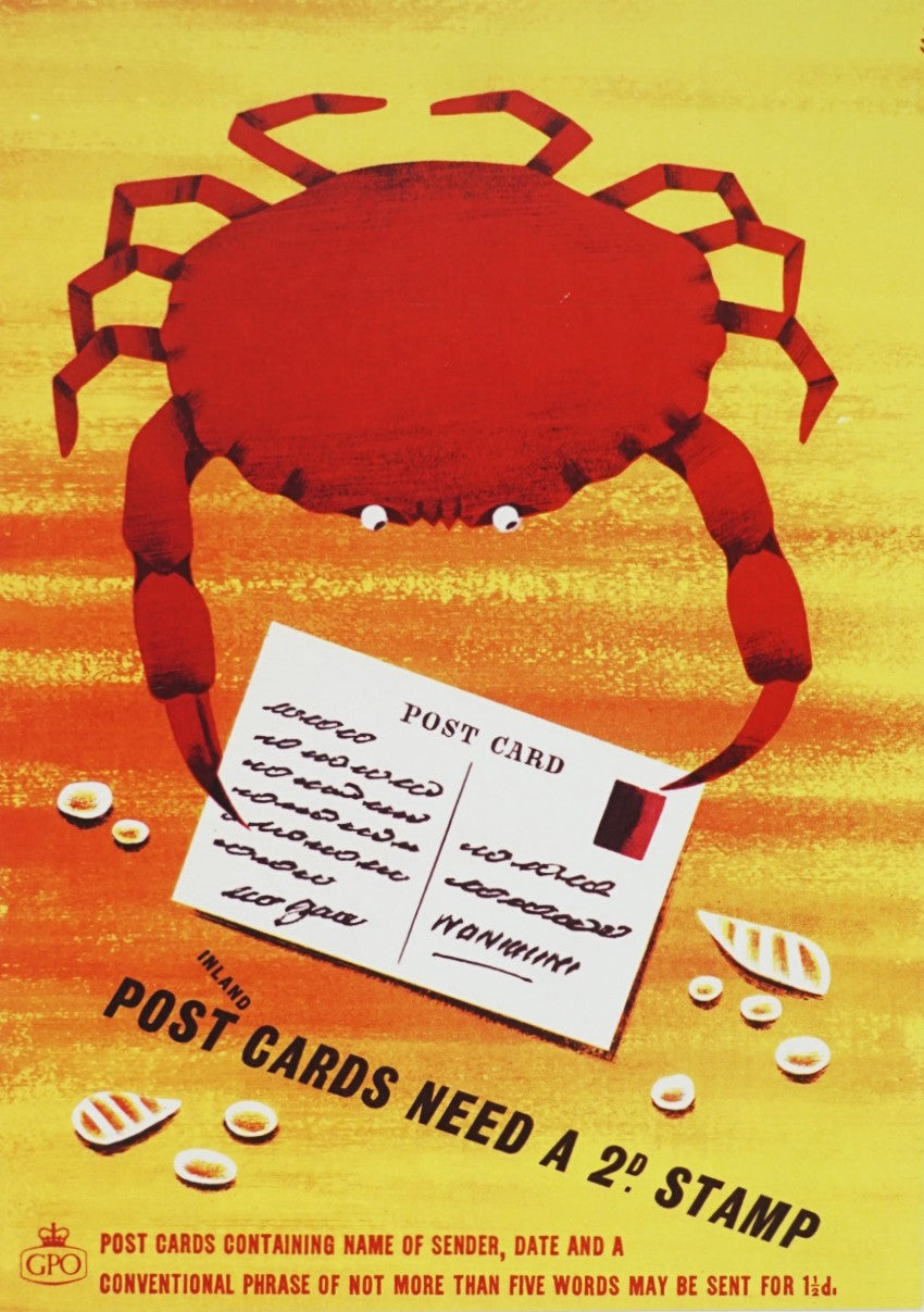 Crab Postcard