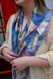 Silk Postcard Scarf