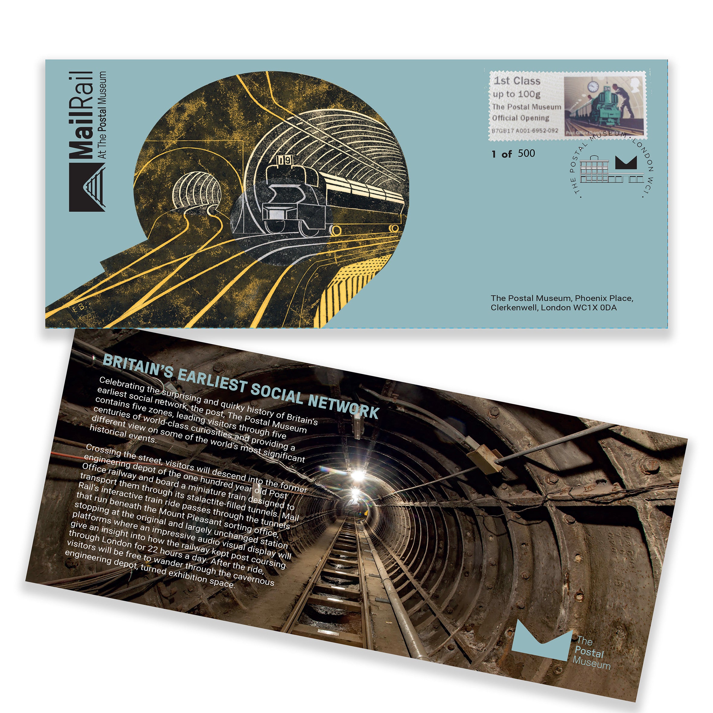 Mail Rail Launch First Day Cover