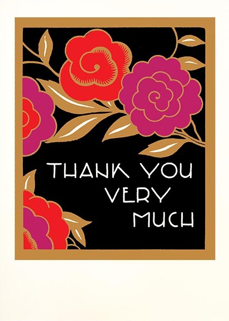 Thank You Very Much Card