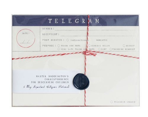 Mr Boddington Telegram postcards set