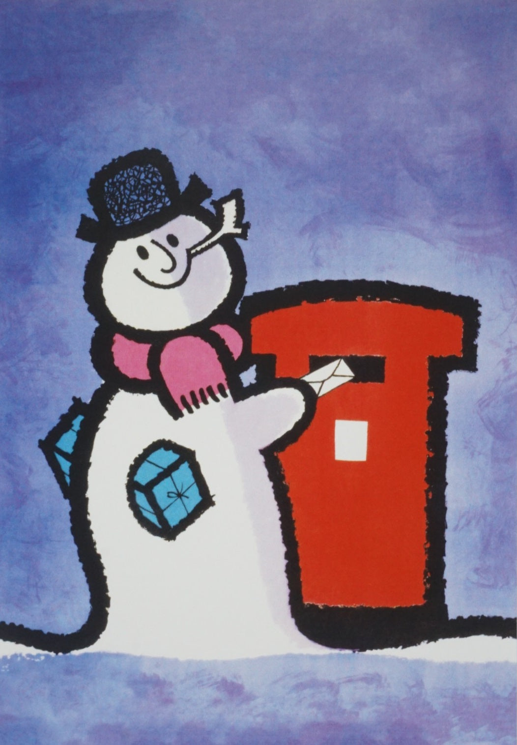 Snowman Christmas Card