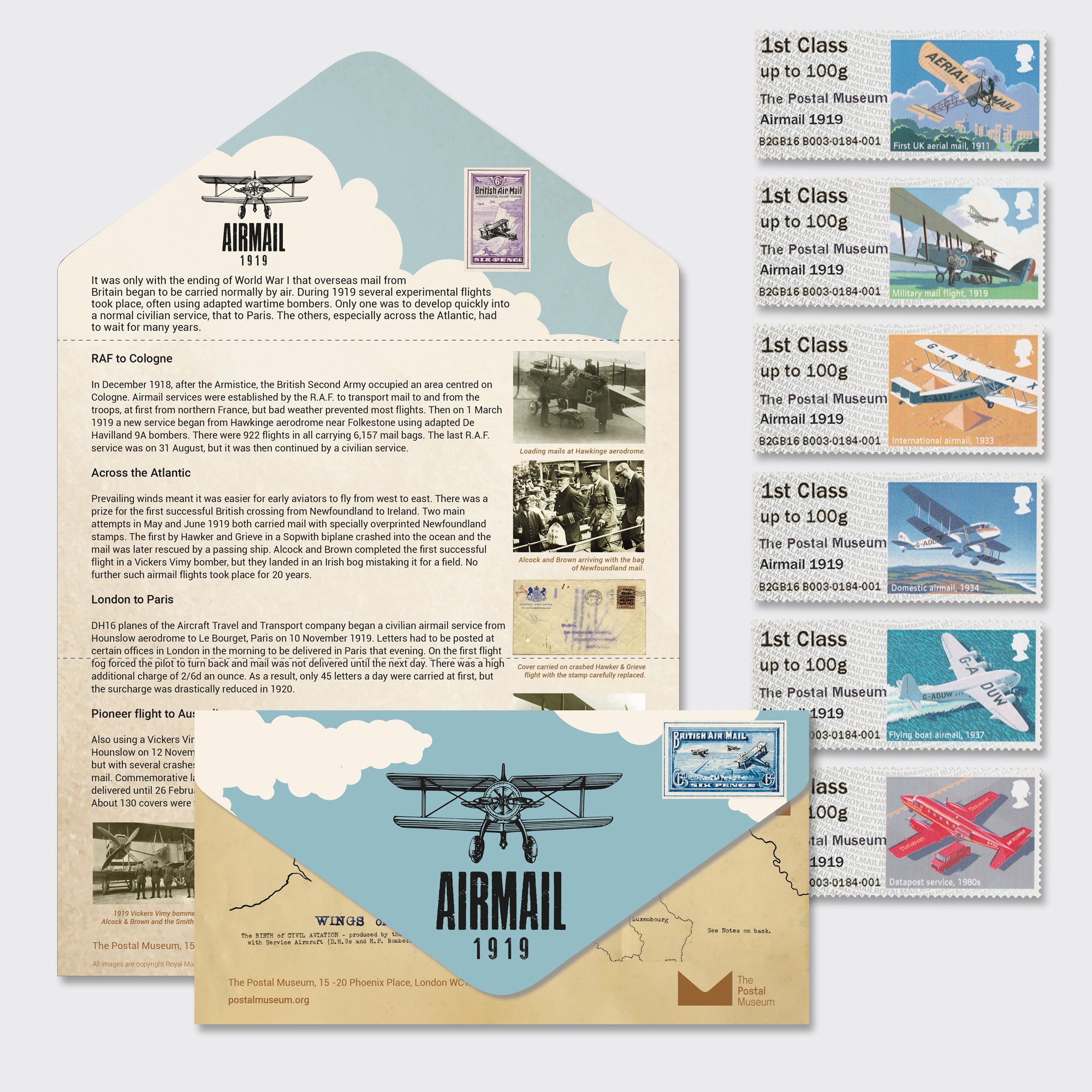Airmail 1919 Presentation Pack