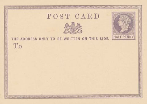 The First British Postcard