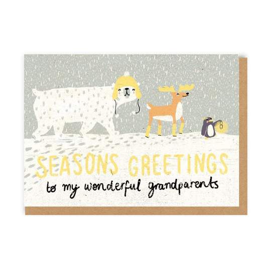 Wonderful Grandparents Christmas Card