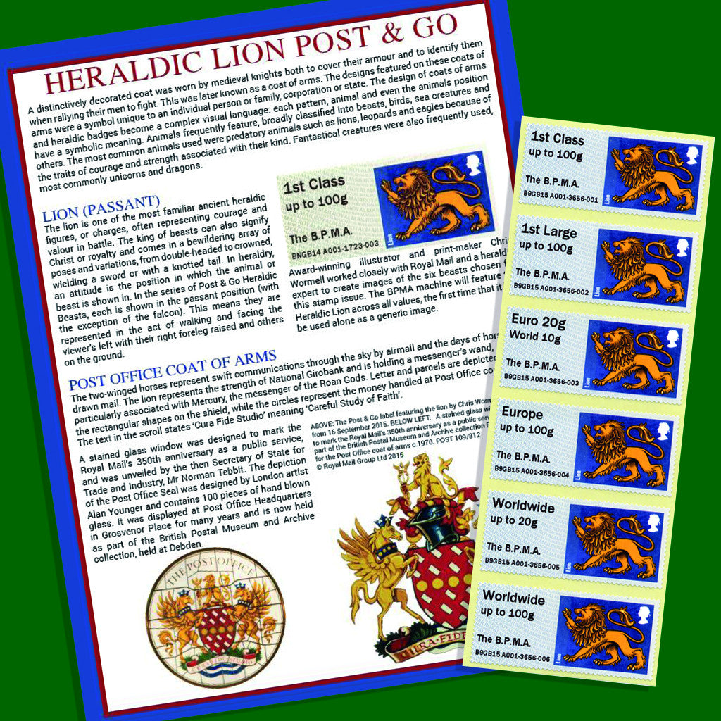 Heraldic Lion Presentation Pack