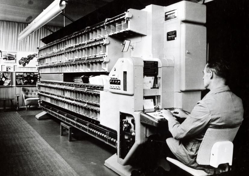 Sorting Machine Postcard – The Postal Museum Shop
