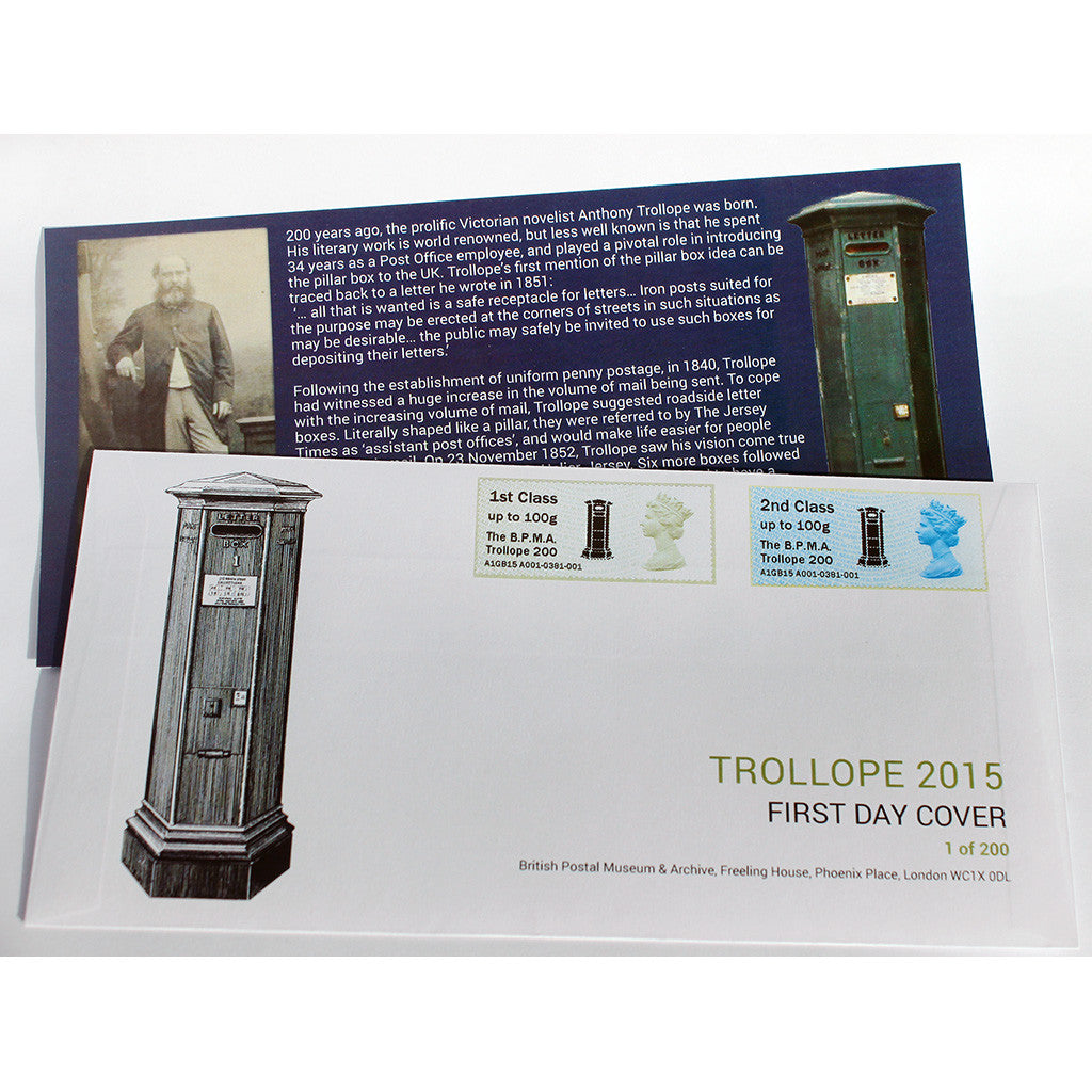Post &amp; Go First Day Cover Trollope